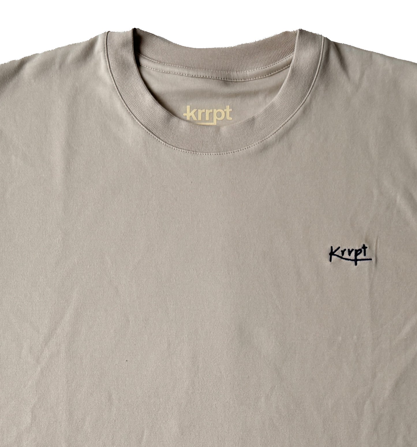 Camiseta Cropped - KOI - Beige